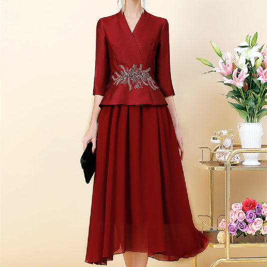 Tenue de banquet, de spectacle et de toast