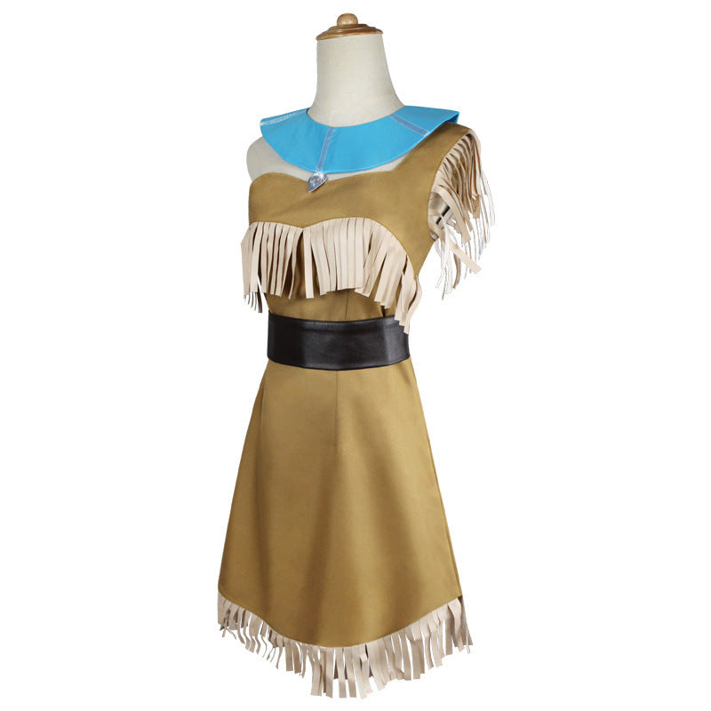 Jupe de cosplay de la princesse indienne Pocahontas