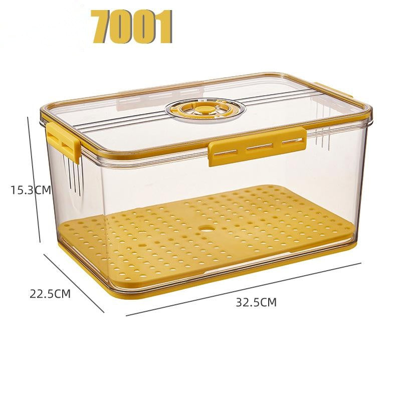 Caja de almacenamiento para refrigerador Caja de almacenamiento de plástico PET transparente de grado alimenticio