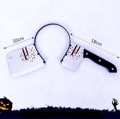 Bandeau d'Halloween avec objet délicat