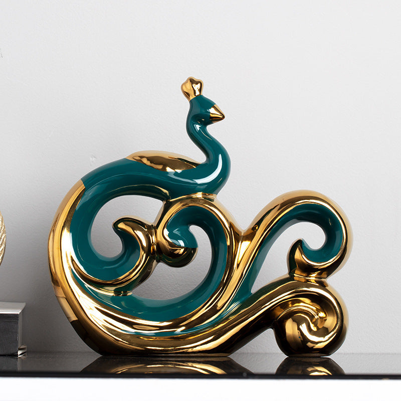 Creative Green Gold Home Decoration Ornament