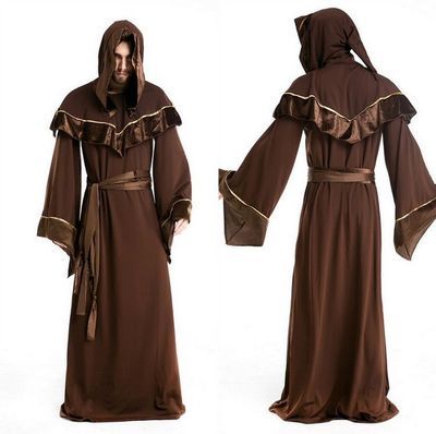 Costume de sorcier d'Halloween pour adulte