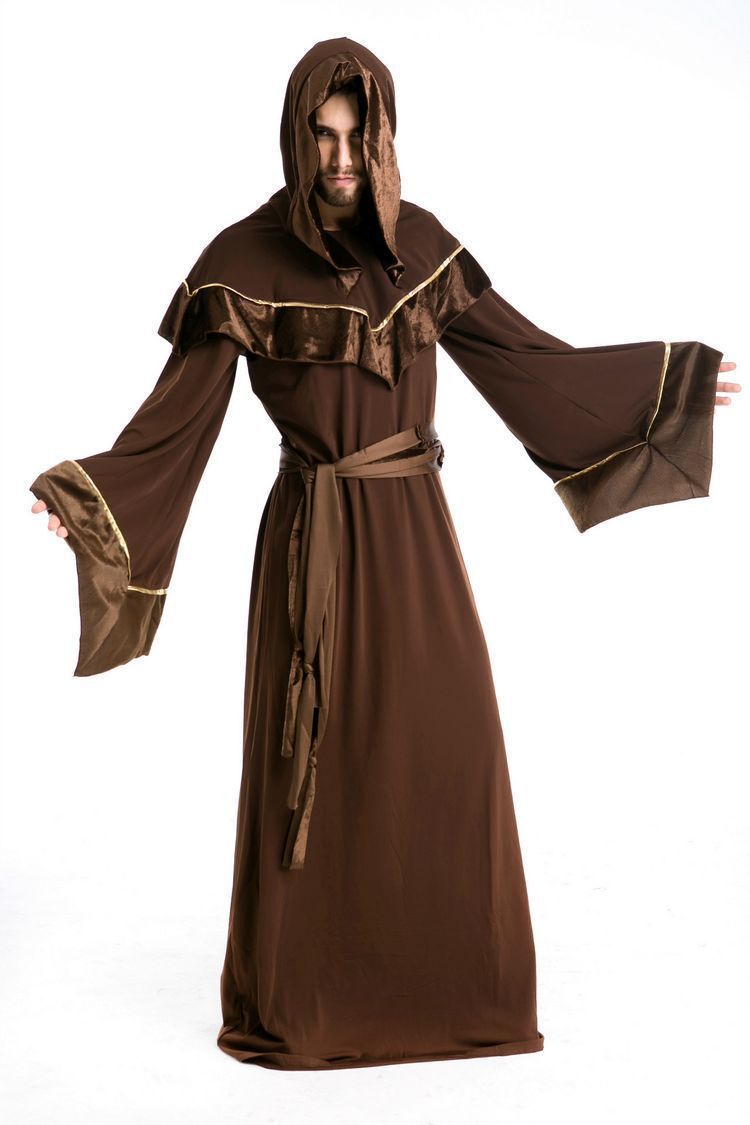 Costume de sorcier d'Halloween pour adulte