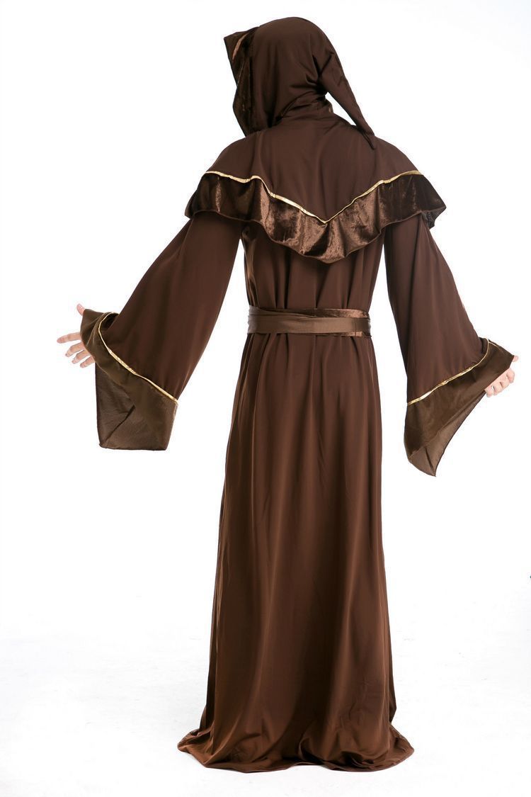 Costume de sorcier d'Halloween pour adulte