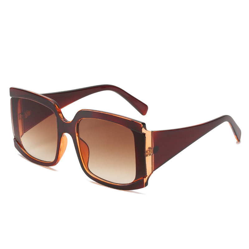 Gafas de sol cuadradas con montura grande Gafas de sol de tendencia de moda