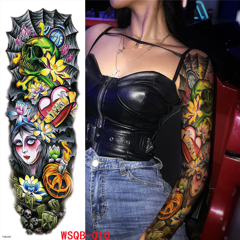 Autocollants de tatouage d'Halloween
