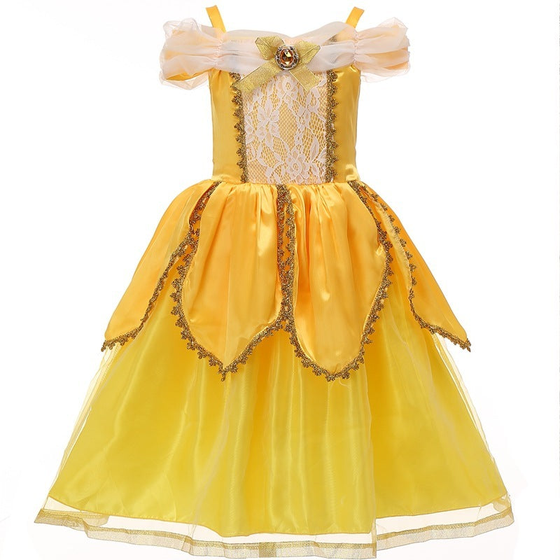 Robe d'Halloween de la Princesse Belle La Belle et la Bête