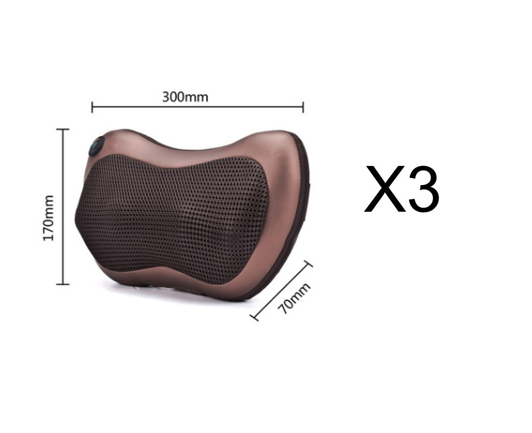 Almohada de masaje multifuncional eléctrica, dispositivo de relajación de cintura y espalda