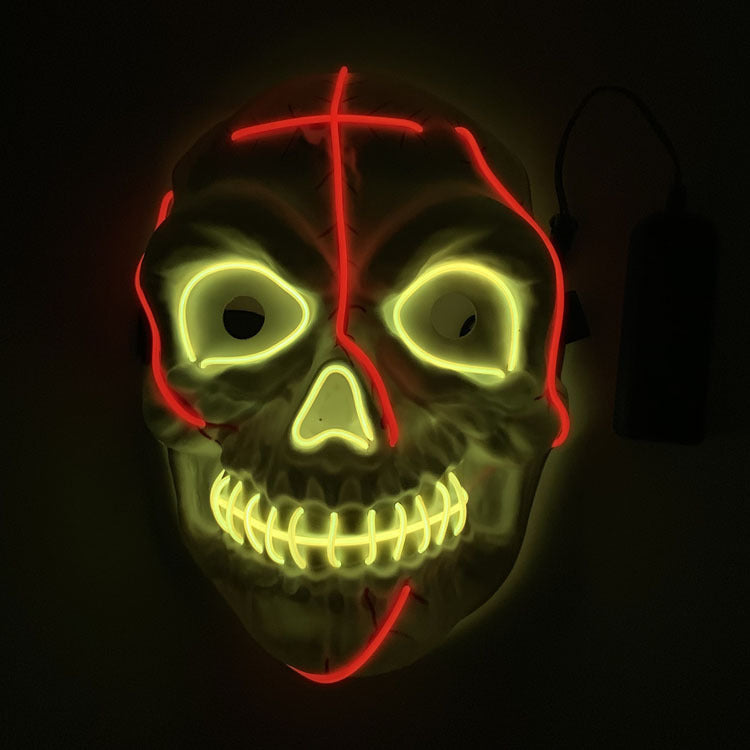 Masque lumineux LED d'Halloween