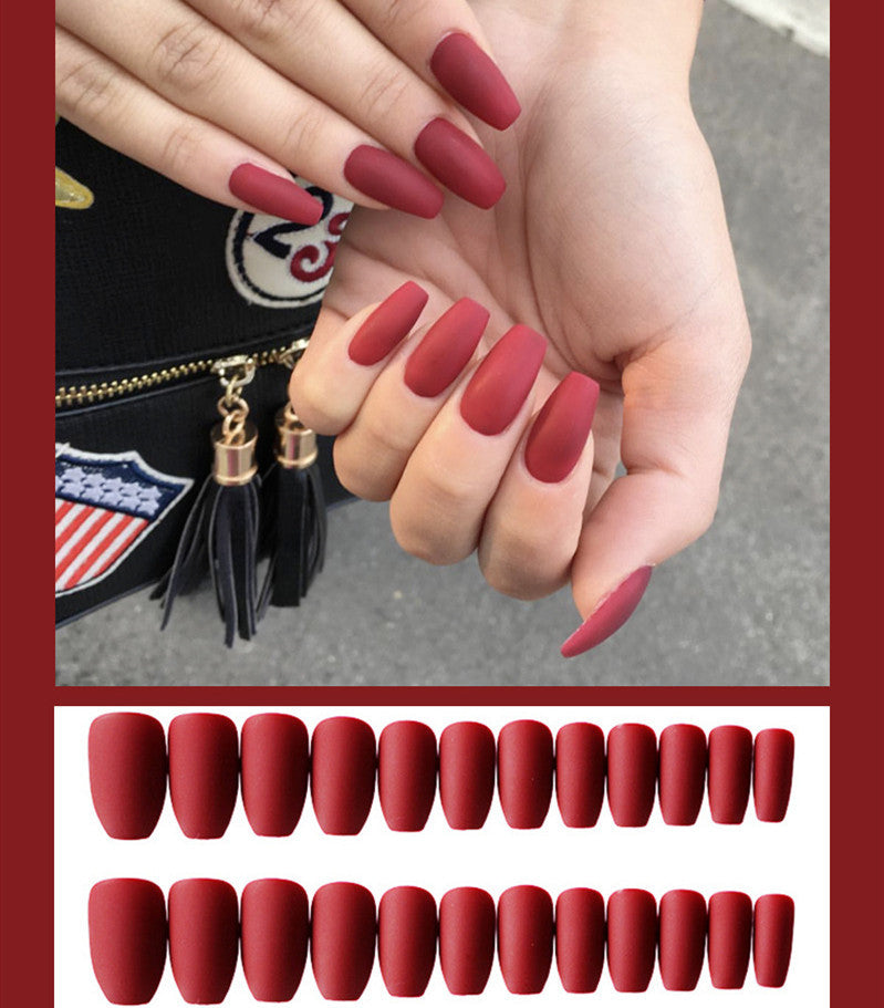 Uñas de ballet esmeriladas