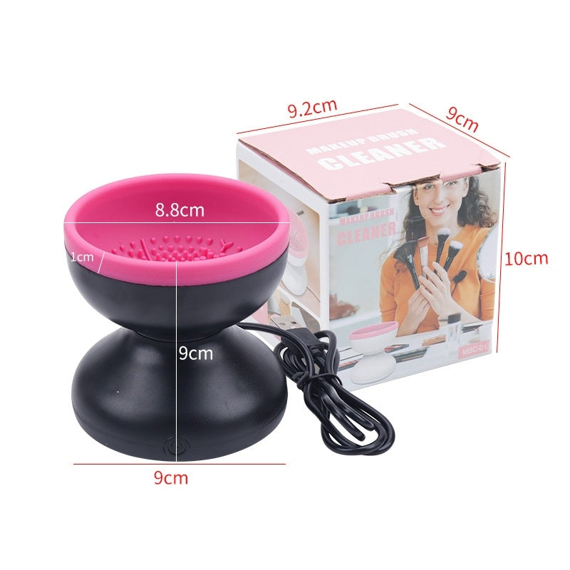 Machine de nettoyage de pinceaux de maquillage électrique, portable et automatique, USB