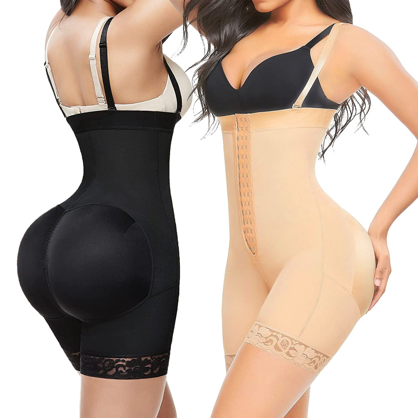 Pantalon taille haute avec fermeture éclair à l'entrejambe