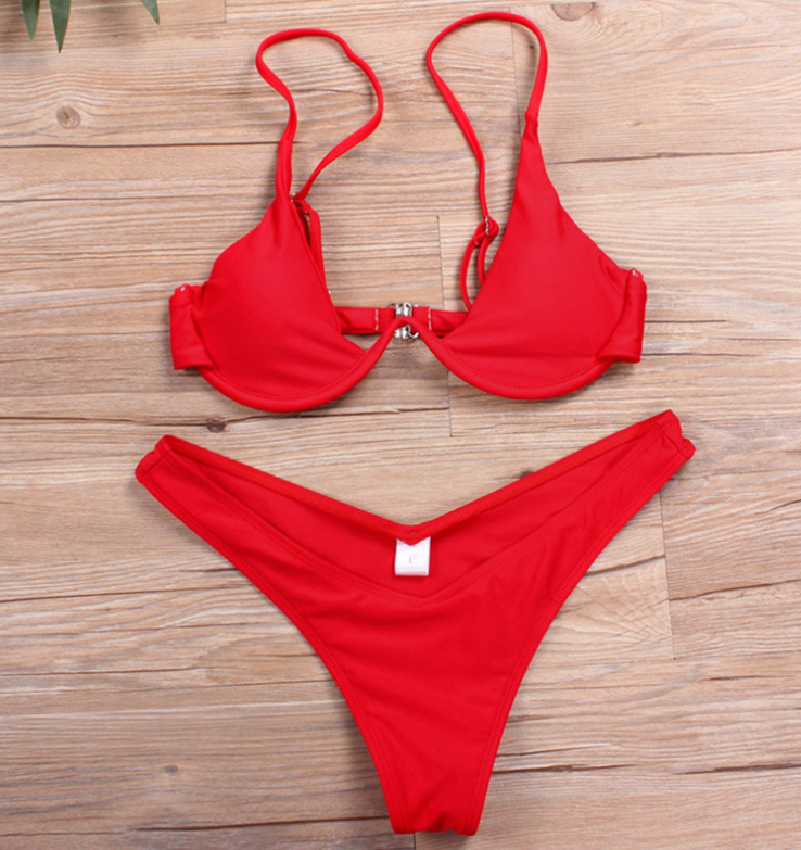 Bikini Traje de baño opcional multicolor sexy