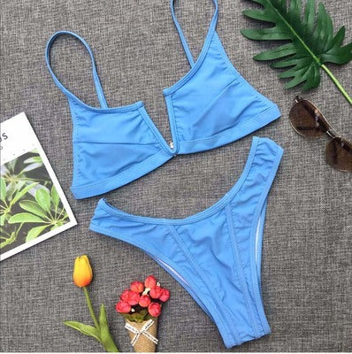 Bikini Traje de baño opcional multicolor sexy