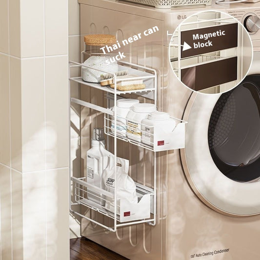 Estante de almacenamiento magnético Estante de almacenamiento lateral para lavadora