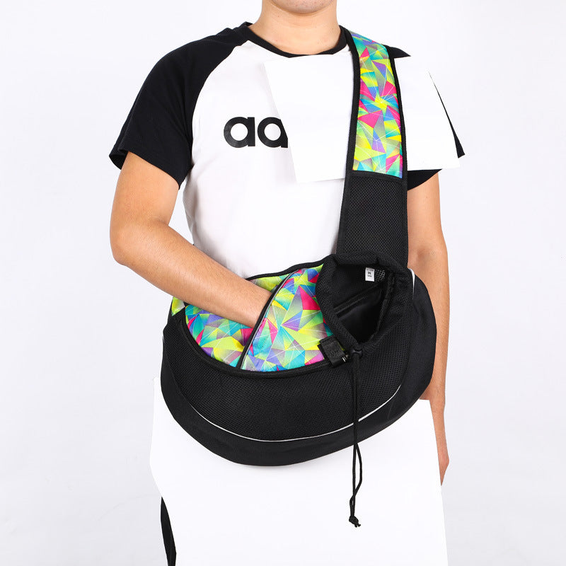 Bolsa de transporte para mascotas, bolso bandolera portátil para exteriores para mujeres, para perros, gatos, productos para mascotas