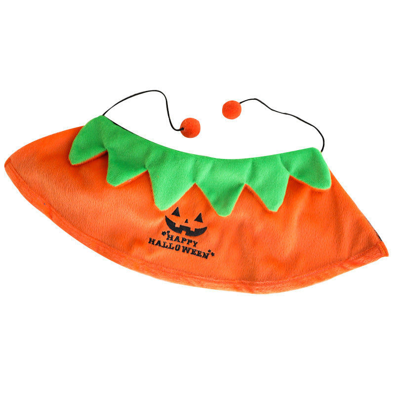 Costume d'Halloween pour animal de compagnie, cape citrouille, ailes de chauve-souris, tueur de relooking
