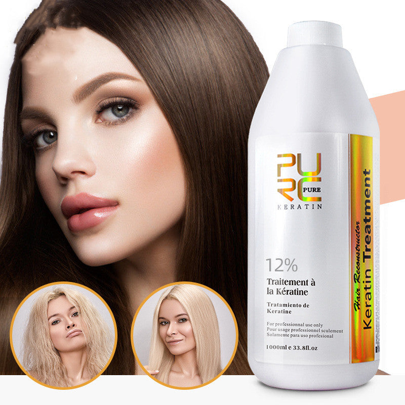 PURE Hair Treatment Straight Improve Frizzy Hair Fork