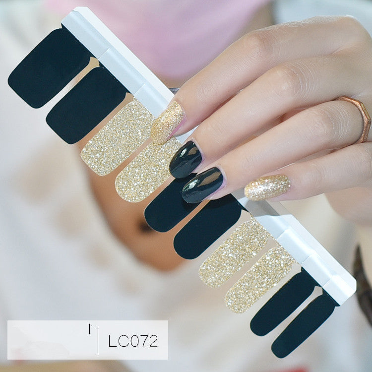 Autocollants pour ongles complets, autocollants pour ongles, film dégradé de couleurs pures pour enfants et femmes enceintes