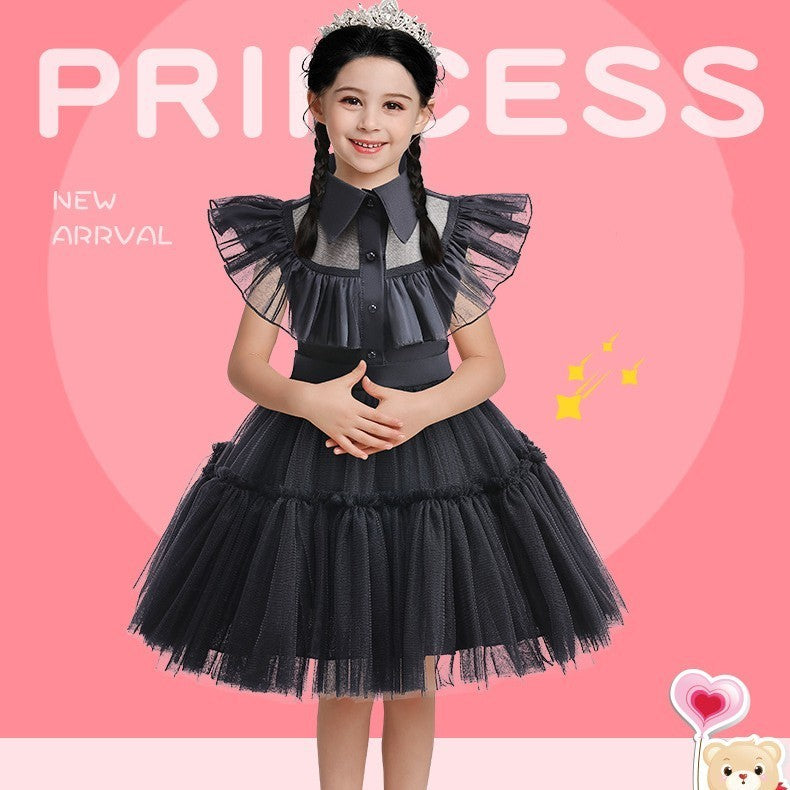 Girls' Mesh Hollow Pettiskirt Merlina Adams