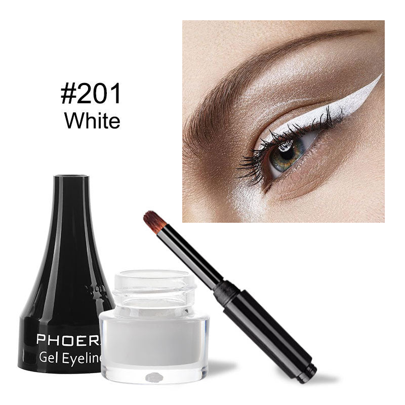 PHOERA Delineador de ojos de diez colores Delineador de ojos