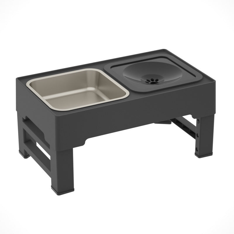 Gamelles doubles pour chiens, support en acier inoxydable, hauteur réglable, gamelle surélevée pour gros chiens, produits pour animaux de compagnie