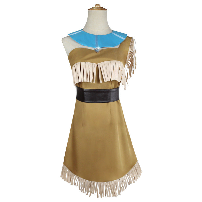 Jupe de cosplay de la princesse indienne Pocahontas