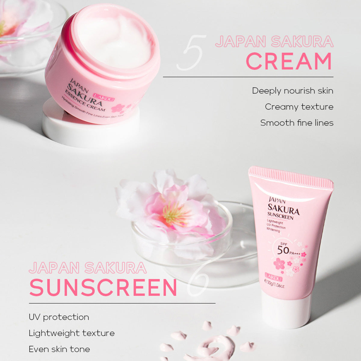 Coffret de soins de la peau JAPAN SAKURA