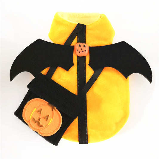 Costume de démon d'Halloween pour animal de compagnie