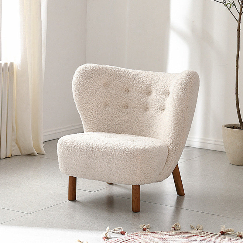 Sofá nórdico individual, ligero, de lujo, balcón, silla de ocio, sala de estar para el hogar