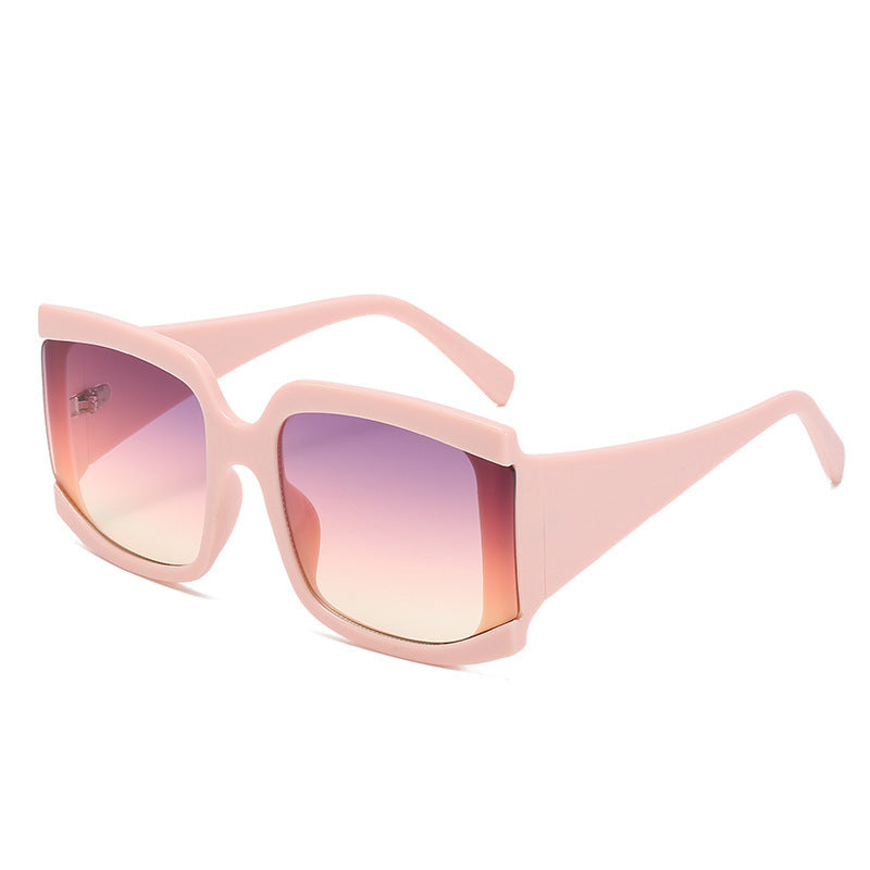 Gafas de sol cuadradas con montura grande Gafas de sol de tendencia de moda