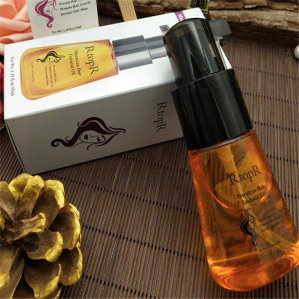 Aceite esencial para el cuidado del cabello marroquí