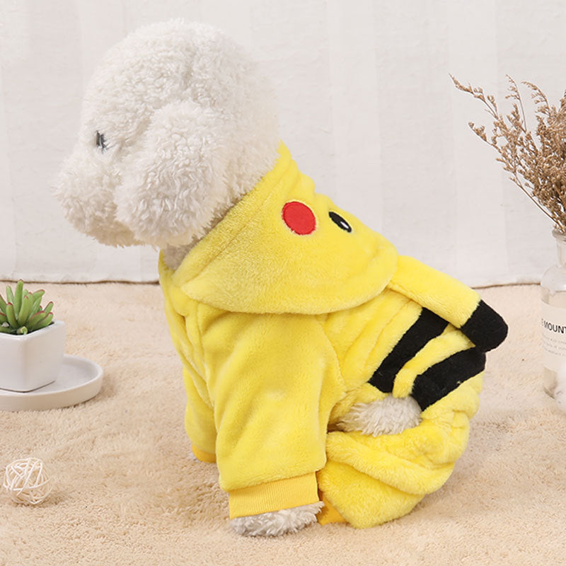 Ropa para mascotas, lindo disfraz de gato, abrigo de gato de dibujos animados, pijamas para el hogar, sudadera con capucha, atuendo para gato, ropa para gatitos, moda encantadora