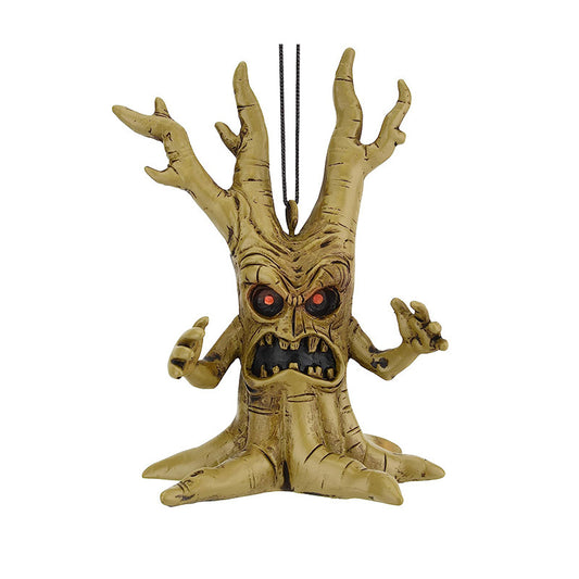 Pendentif décoratif en forme de souche d'horreur pour Halloween