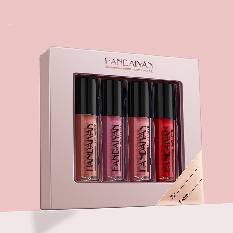 Coffret de brillants à lèvres mats HANDAIYAN