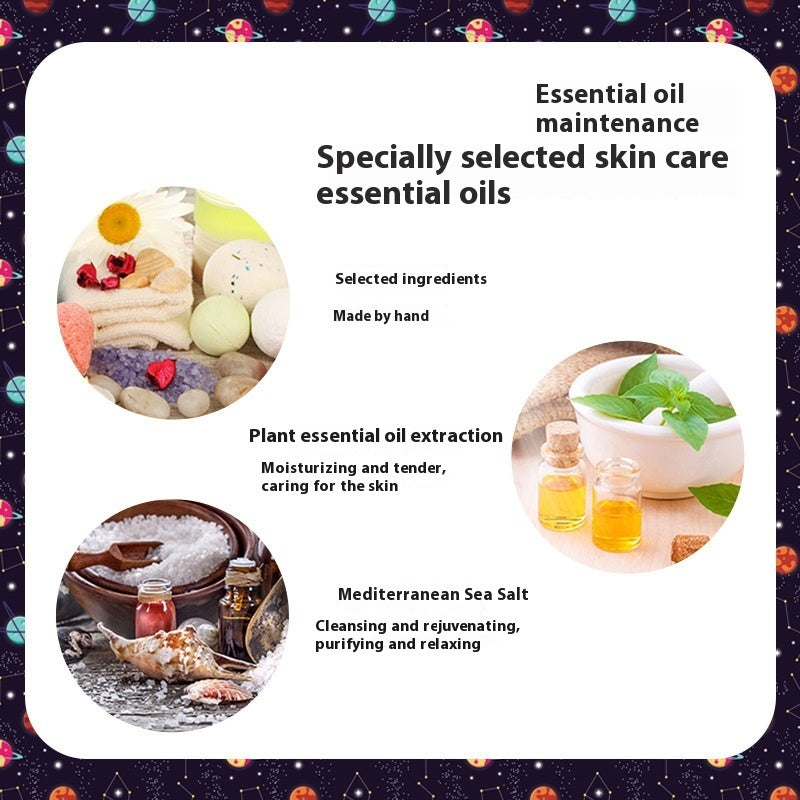 Juego de cajas de sal de baño Starry Sky Bath