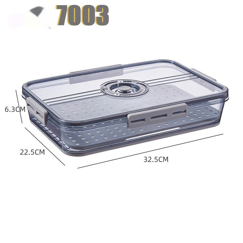 Caja de almacenamiento para refrigerador Caja de almacenamiento de plástico PET transparente de grado alimenticio