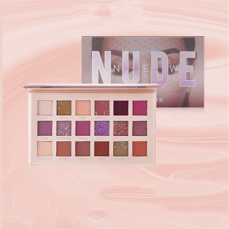 Paleta de sombras de ojos Domestic Desert Rose de 18 colores Earth Color