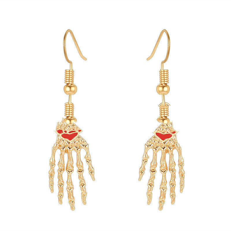 Boucles d'oreilles de la série Halloween, personnalité amusante