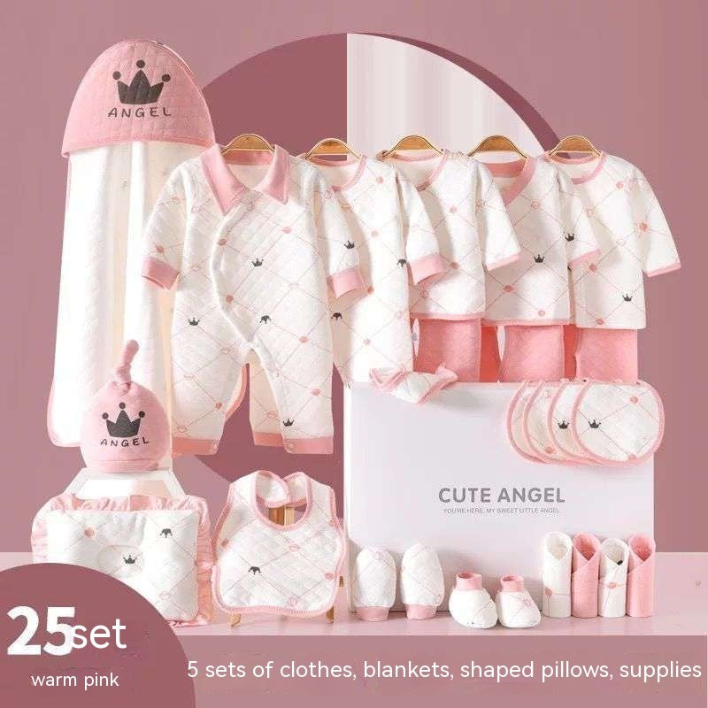 Coffret cadeau pour nouveau-né en pur coton pour bébé