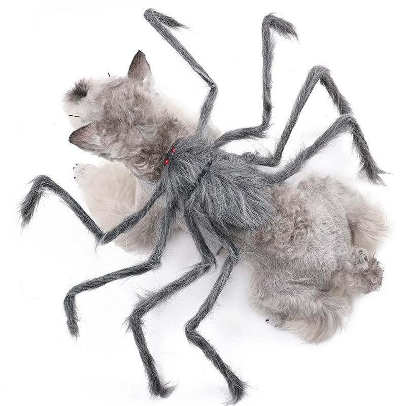Vêtements d'Halloween pour animaux de compagnie, costume de grande araignée pour animaux de compagnie