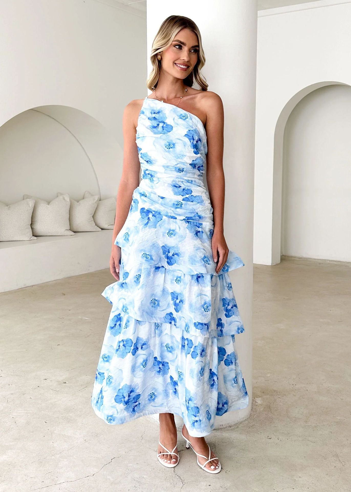 Solid Color Sexy Sling Dress