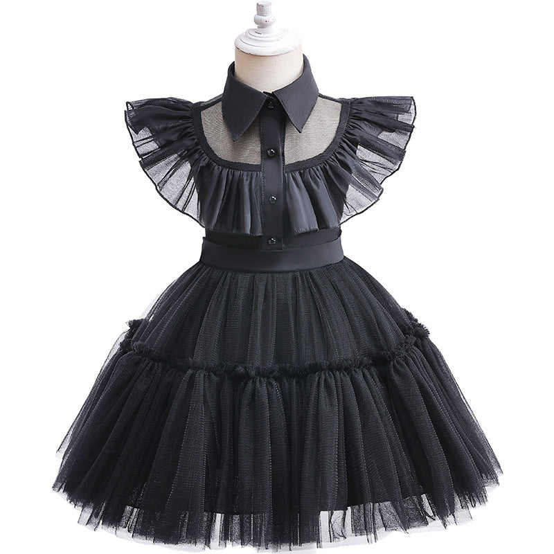 Girls' Mesh Hollow Pettiskirt Merlina Adams