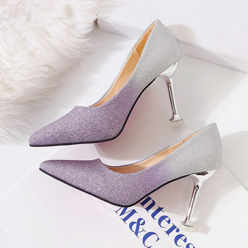 Talons aiguilles pointus sexy dégradés