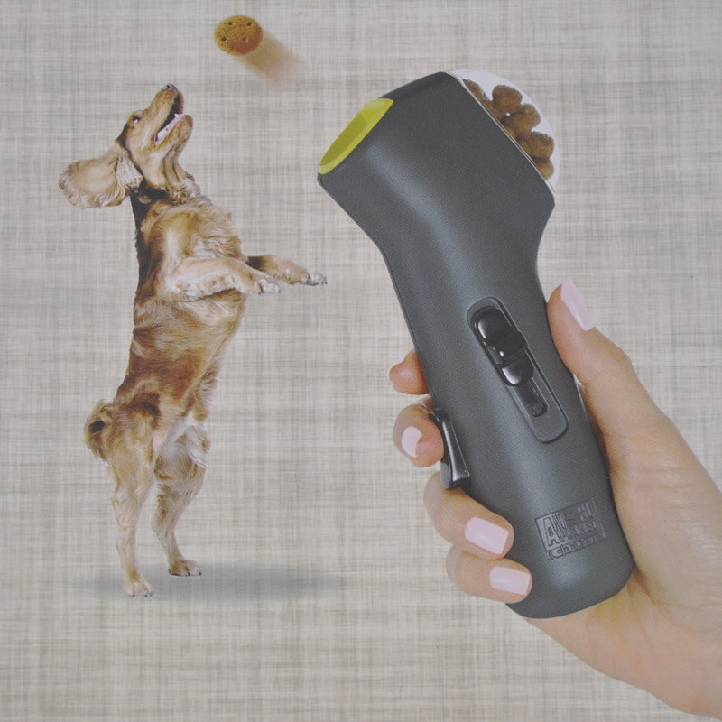 Lanceur de friandises pour le dressage des chiens