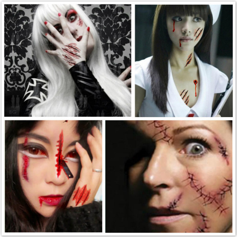 Autocollants de tatouage d'Halloween