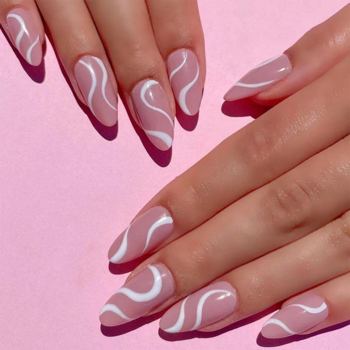 Manicura francesa sencilla