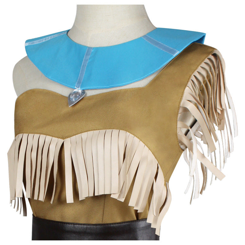Jupe de cosplay de la princesse indienne Pocahontas