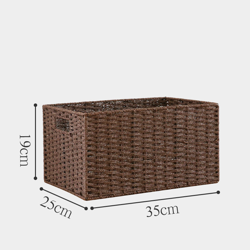 Caja de almacenamiento de paja para el hogar