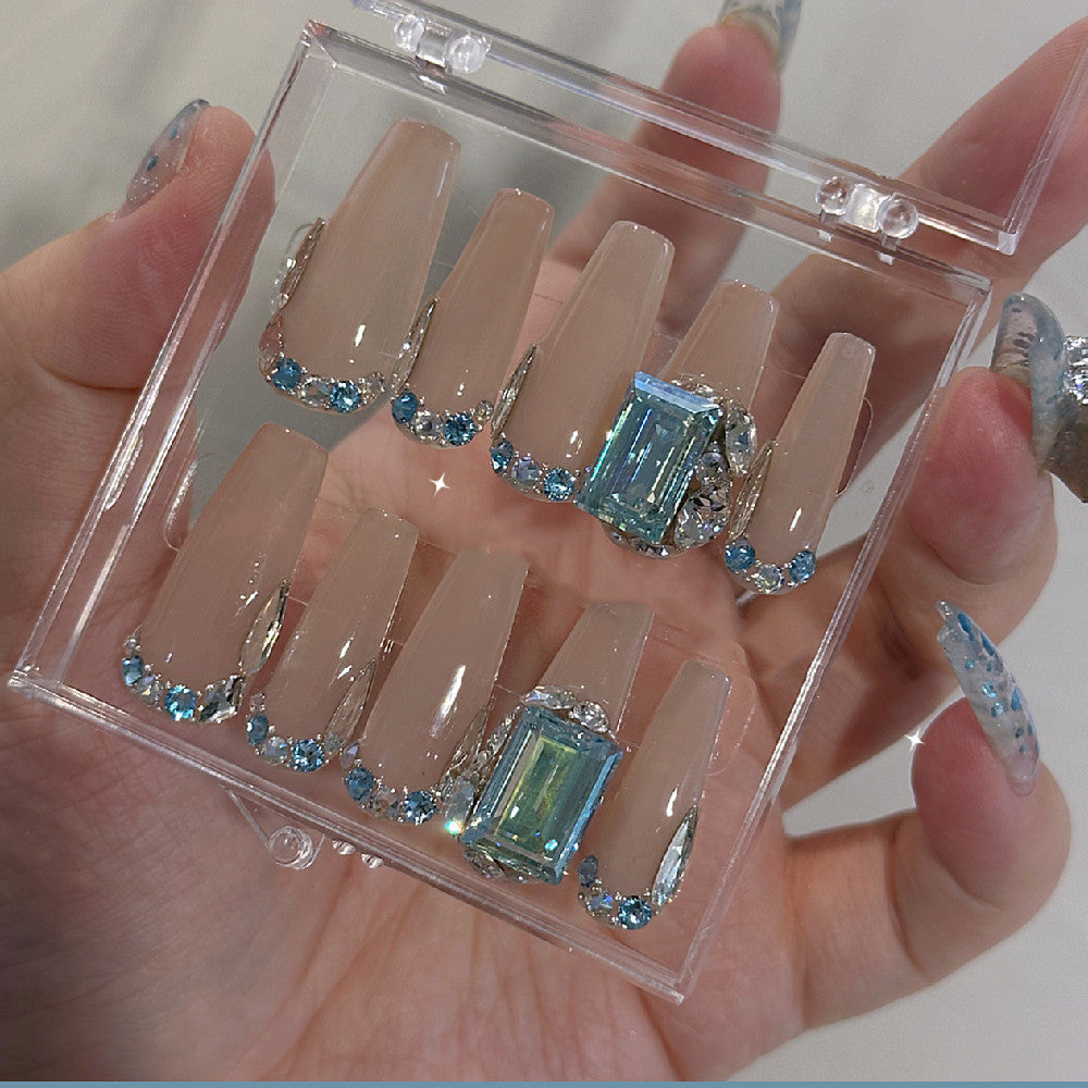 Azúcar con luz de luna azul marino con armadura Producto hecho a mano